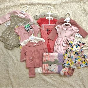 Bundle of Carter’s Baby Girl Outfits